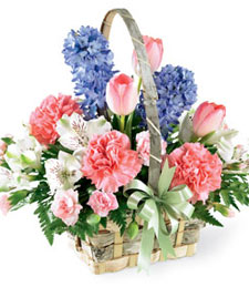 Easter Basket of Flowers