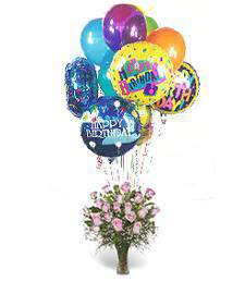 Lively Birthday Balloon Bouquet