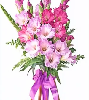 Pink Gladiolus Standing Spray