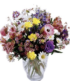 The Irises and Daisies Bouquet