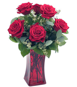 true love 6 roses