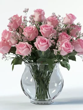 pink roses