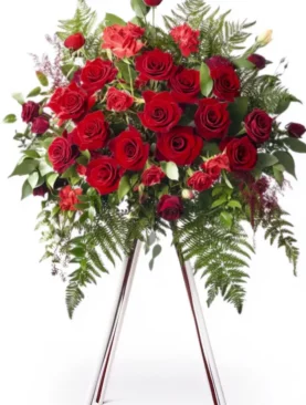 Red Standing Spray