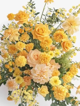 Yellow Standing Spray
