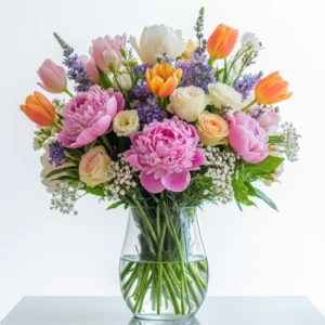 Happy Heart Peony Vase – Premium