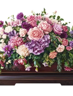 Funeral Casket Cover - Medium