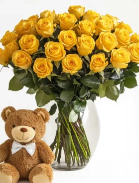 2 Dozen Spectacular Yellow Roses