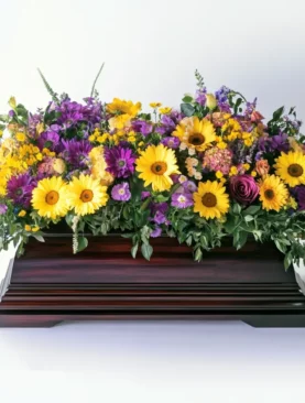final farewell casket cover