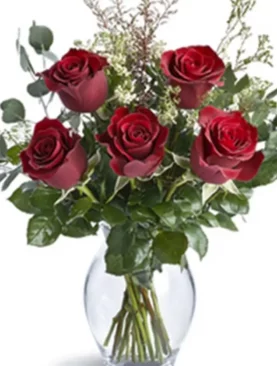 Extravagant Arrangement of Red Roses