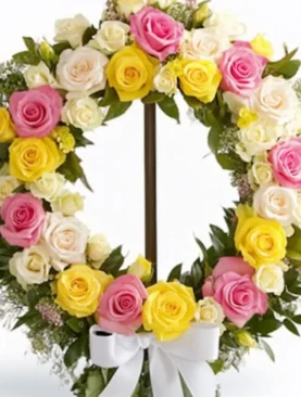 Thinking of You Roses Wreath