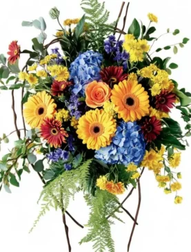 Always in our Hearts Wreath Spreay