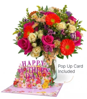 Always Yours Bouquet with Pop-Up Card