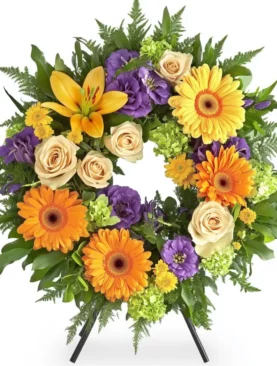 A Life in Color Sympathy Wreath