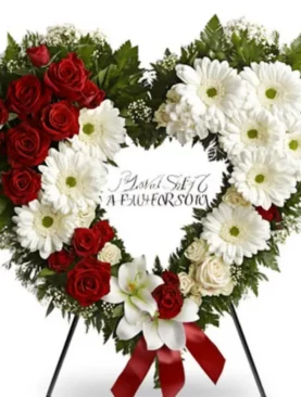 With love Sympathy Wreath